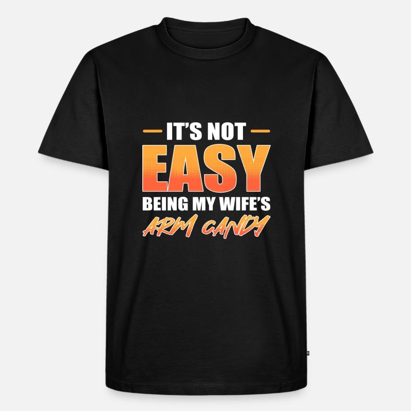 Arm Candy Ehemann - Männer Premium Bio T-Shirt - Schwarz