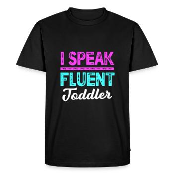 Éducation maternelle Éducateur Éducateur - T-shirt Premium bio Homme - noir - Devant - Nico (187cm)