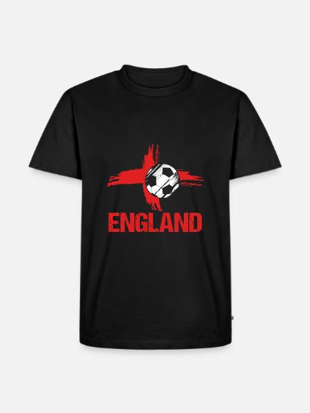 Angleterre Football - T-shirt Premium bio Homme - noir