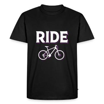 VTT VTT VTT - T-shirt Premium bio Homme - noir - Devant - Nico (187cm)