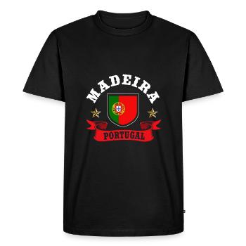 Portugal - T-shirt Premium bio Homme - noir - Devant - Nico (187cm)