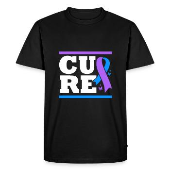 Rheumatism Arthritis - Men's Premium Organic T-Shirt - black - Front - Nico (187cm)