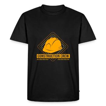 Chantier de la fête d’anniversaire des enfants - T-shirt Premium bio Homme - noir - Devant - Nico (187cm)