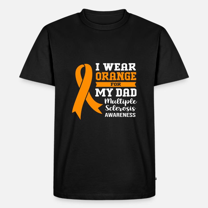 Multiple Sclerosis MS - Men's Premium Organic T-Shirt - black