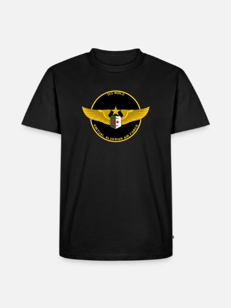 Virtuelle algerische Luftwaffe - Männer Premium Bio T-Shirt - Schwarz