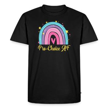 Pro-Choice AF Hex Le Patriarcat Féministe - T-shirt Premium bio Homme - noir - Devant - Nico (187cm)