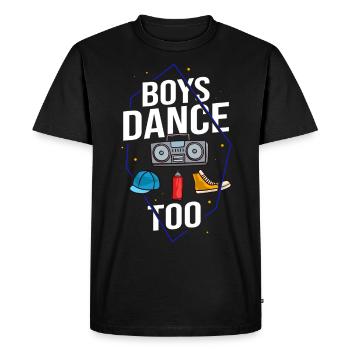 Breakdance Musique Breaking BBoy Bgirl - T-shirt Premium bio Homme - noir - Devant - Nico (187cm)
