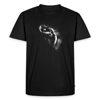 Saber tooth cat - Men's Premium Organic T-Shirt - black - Front - Nico (187cm)