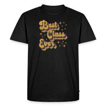 Meilleur professeur de classe de tous les temps - T-shirt Premium bio Homme - noir - Devant - Nico (187cm)