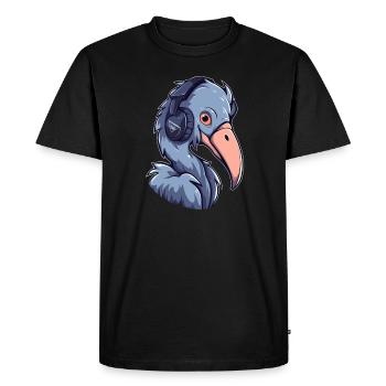 Shoebill Gaming - Men's Premium Organic T-Shirt - black - Front - Nico (187cm)
