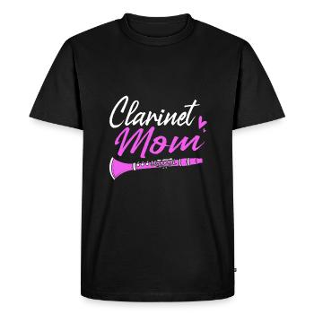 Clarinette - T-shirt Premium bio Homme - noir - Devant - Nico (187cm)