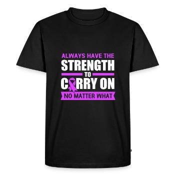 Autoimmune disease - Men's Premium Organic T-Shirt - black - Front - Nico (187cm)