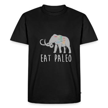 Mammoth - Men's Premium Organic T-Shirt - black - Front - Nico (187cm)
