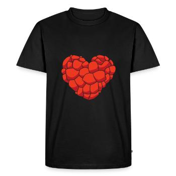 Geologist - Men's Premium Organic T-Shirt - black - Front - Nico (187cm)
