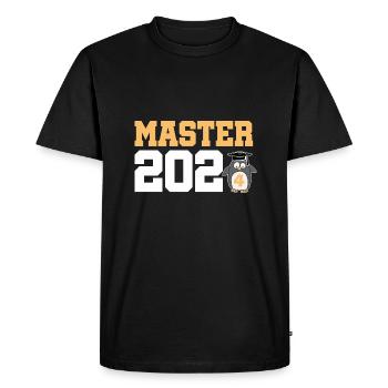 Master 2024 Master's Degree Graduation Graduation - Men's Premium Organic T-Shirt - black - Front - Nico (187cm)