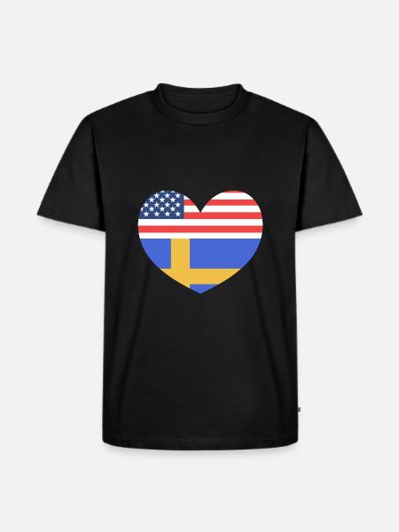 Sweden Swedish - Men's Premium Organic T-Shirt - black