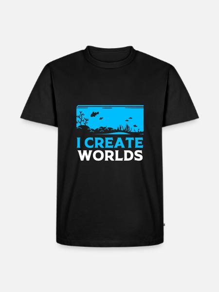 Aquarium Aquarist - Men's Premium Organic T-Shirt - black