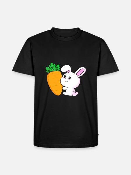 Carrot Vegetables - Men's Premium Organic T-Shirt - black