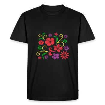 Botanist - Men's Premium Organic T-Shirt - black - Front - Nico (187cm)