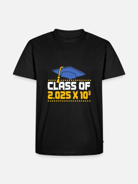 Class of 2025 - Men's Premium Organic T-Shirt - black