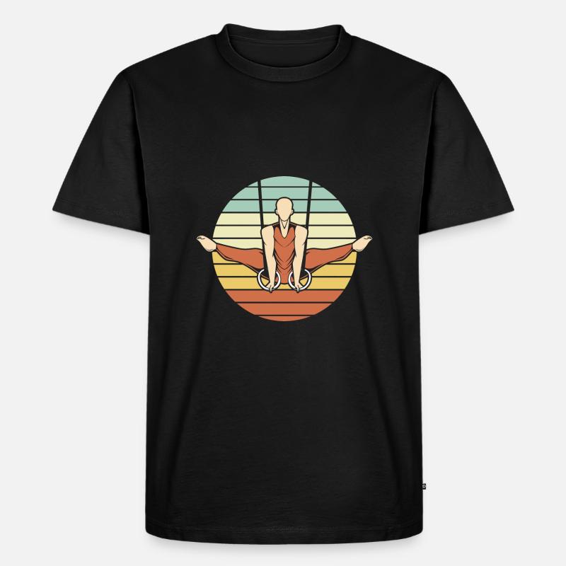 Turner - Männer Premium Bio T-Shirt - Schwarz
