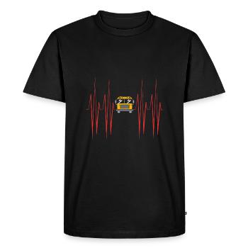 School Bus Driver School Bus - Men's Premium Organic T-Shirt - black - Front - Nico (187cm)
