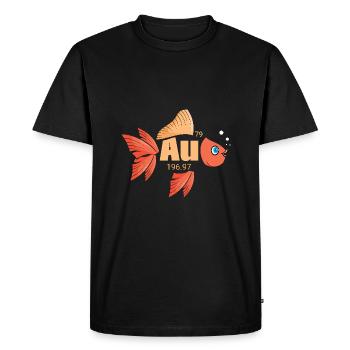 Tableau périodique - T-shirt Premium bio Homme - noir - Devant - Nico (187cm)