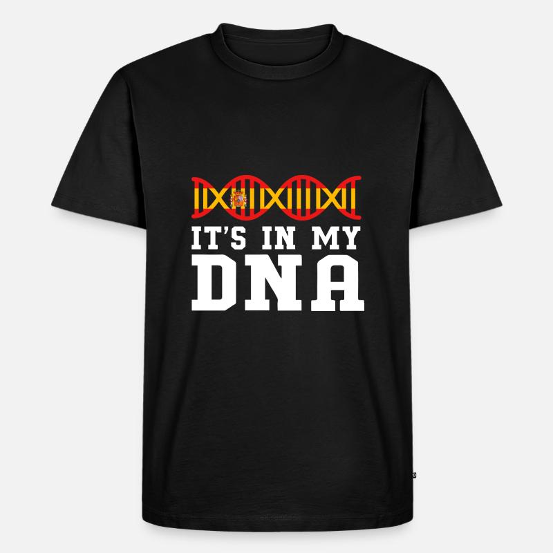 Spanisch - Männer Premium Bio T-Shirt - Schwarz
