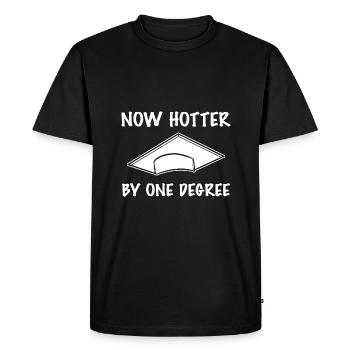 Cérémonie de remise des diplômes de maîtrise - T-shirt Premium bio Homme - noir - Devant - Nico (187cm)