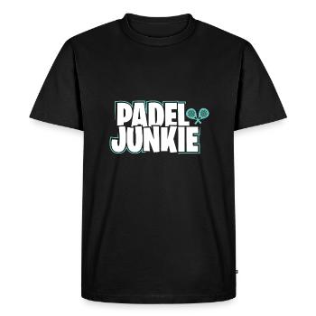 Padel Tennis Paddle Padel Ball Paddling Padel Tennis - Men's Premium Organic T-Shirt - black - Front - Nico (187cm)
