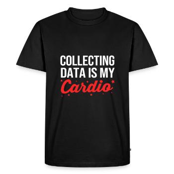 Psychologue scolaire - T-shirt Premium bio Homme - noir - Devant - Nico (187cm)