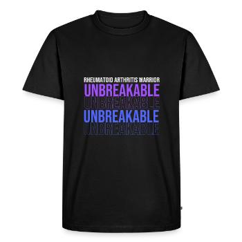 Rheumatism Arthritis - Men's Premium Organic T-Shirt - black - Front - Nico (187cm)