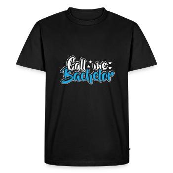 Baccalauréat Réussi Graduation Doctorat Graduation - T-shirt Premium bio Homme - noir - Devant - Nico (187cm)