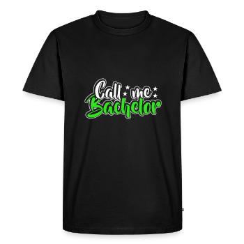 Baccalauréat Réussi Graduation Doctorat Graduation - T-shirt Premium bio Homme - noir - Devant - Nico (187cm)