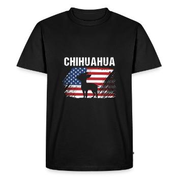 Chihuahua - T-shirt Premium bio Homme - noir - Devant - Nico (187cm)