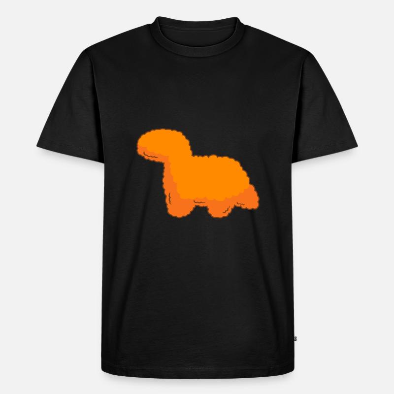 Chicken Nuggets - Männer Premium Bio T-Shirt - Schwarz