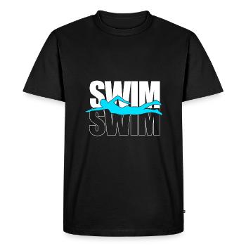 Natation Nageurs Piscine Moniteurs de natation - T-shirt Premium bio Homme - noir - Devant - Nico (187cm)