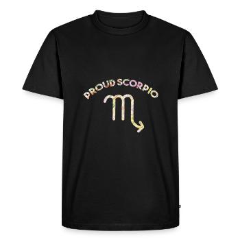 Zodiac sign Scorpio - Men's Premium Organic T-Shirt - black - Front - Nico (187cm)