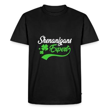 Manigance - T-shirt Premium bio Homme - noir - Devant - Nico (187cm)