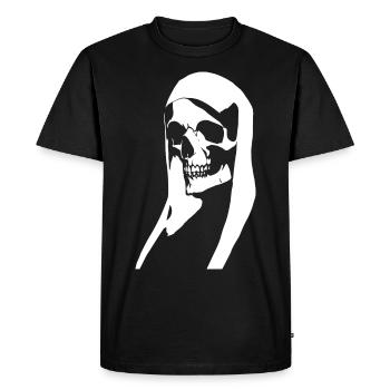 Dévoilez votre aura énigmatique avec la nonne impie, Satan - T-shirt Premium bio Homme - noir - Devant - Nico (187cm)