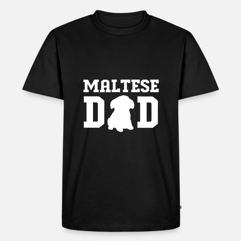 Malteser - Männer Premium Bio T-Shirt - Schwarz