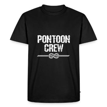 Bateau ponton Bateau Bateaux - T-shirt Premium bio Homme - noir - Devant - Nico (187cm)