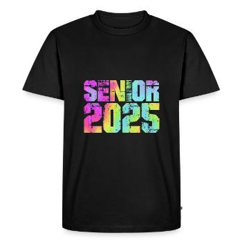 Classe de 2025 - T-shirt Premium bio Homme - noir - Devant - Nico (187cm)