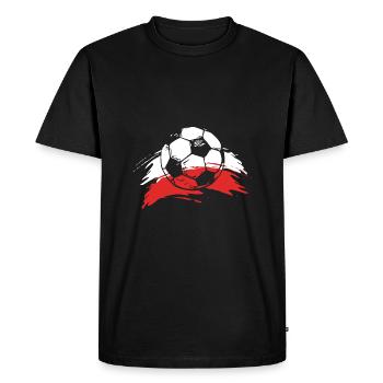 Pologne Polonais - T-shirt Premium bio Homme - noir - Devant - Nico (187cm)