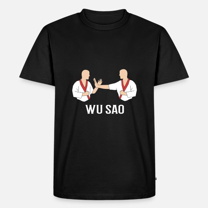 Wing Chun - Männer Premium Bio T-Shirt - Schwarz