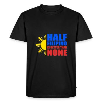Filipino Philippines - T-shirt Premium bio Homme - noir - Devant - Nico (187cm)
