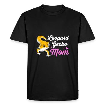 Leopard Gecko - Men's Premium Organic T-Shirt - black - Front - Nico (187cm)
