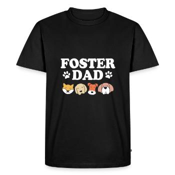 Dog Rescue Animal Rights Animal Rescue Animal Shelter - Men's Premium Organic T-Shirt - black - Front - Nico (187cm)