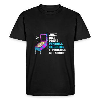 Flipper Boîte de flipper - T-shirt Premium bio Homme - noir - Devant - Nico (187cm)