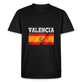 Valence espagnole - T-shirt Premium bio Homme - noir - Devant - Nico (187cm)